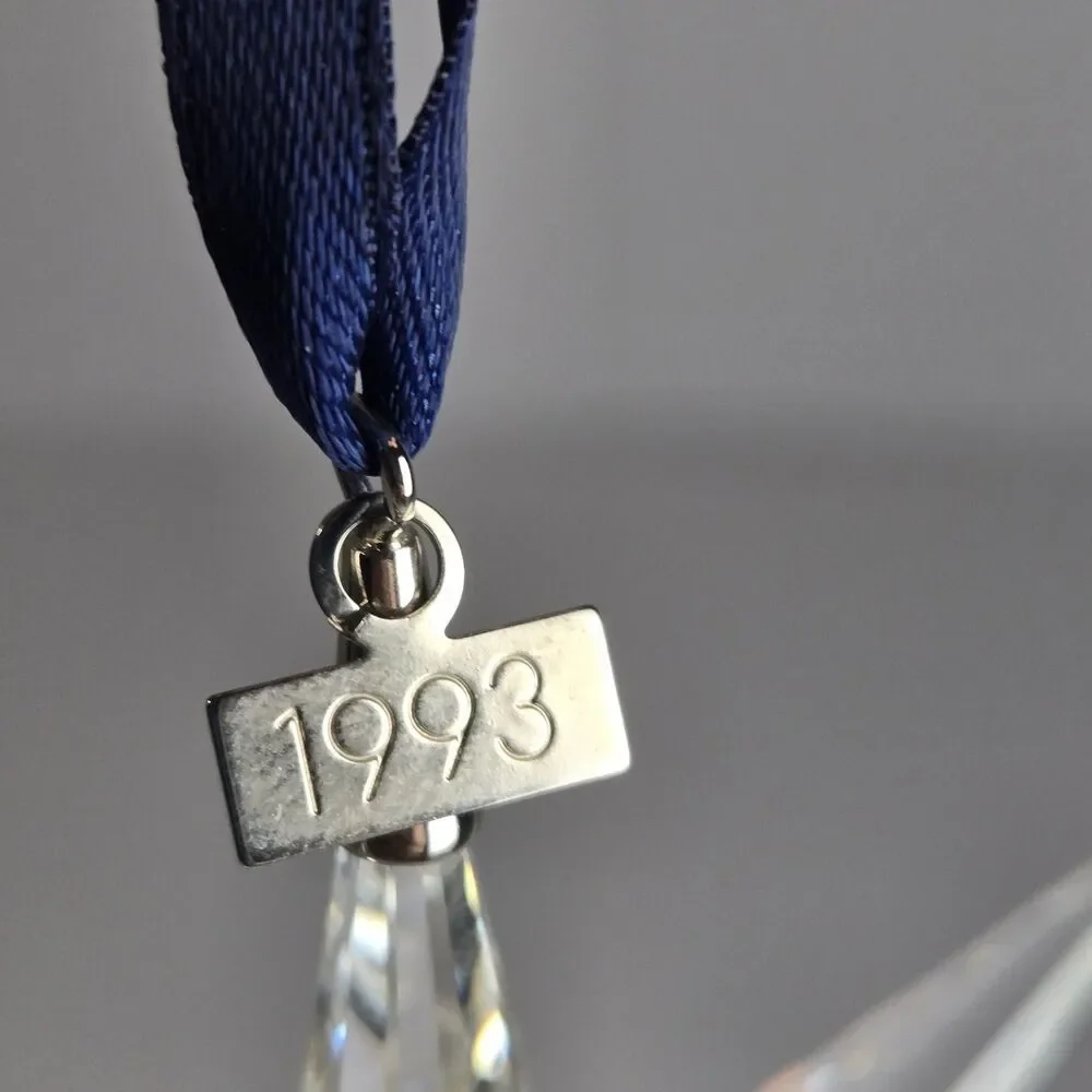 Swarovski 1993 Annual Edition Crystal Holiday Star Ornament Vintage Box A9445